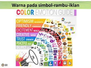 Warna pada simbol-rambu-iklan
 