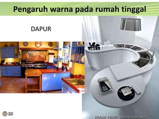 Pengaruh warna pada rumah tinggal
DAPUR
 