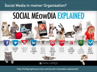Social Media in meiner Organisation?

http://infographicjournal.com/social-meowdia-explained/

 