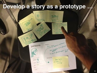 Develop a story as a prototype …

© JensOttoLange.de

59

 