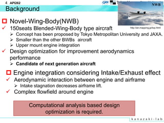 Design of Novel Wing Body Considering Intake/Exhaust Effect | PDF