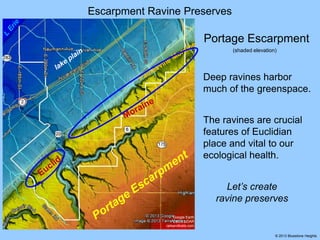 Tremor Creating Ravine Portage Escarpment Ravine Preserves in Euclid, OH | PPTX