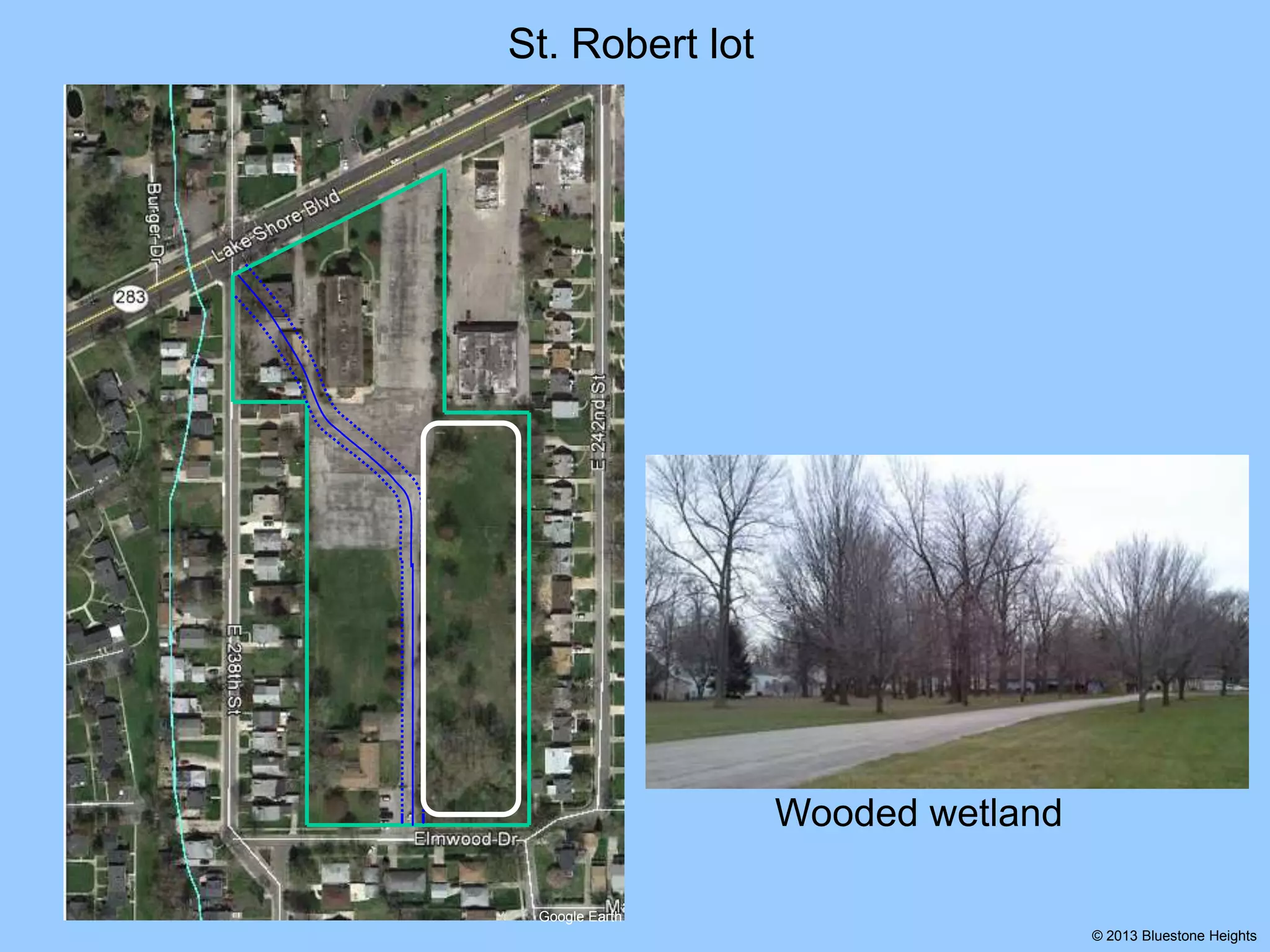 St. Robert lot

Wooded wetland
Google Earth
© 2013 Bluestone Heights

 