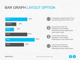 BAR GRAPH LAYOUT OPTION

LONDON

PARIS

PARIS

40%
Lorem Ipsum Dolor Sit
Ametlorem sed molestie.
Pellentesque amet ullamcorper
lorem ipsum dolor

30%
90%
100%

PARIS

PARIS

Consectetur adipiscing elit. Proin
vulputate elementum lorem sed

90%

PARIS

80%

Lorem Ipsum Dolor Sit
Ametlorem sed molestie.
Pellentesque amet ullamcorper
Lorem Ipsum Dolor Sit
Ametlorem sed molestie.
Pellentesque amet ullamcorper

GRAPHICX 	
  	
  	
  	
  	
  	
  	
  	
  	
  	
  	
  	
  	
  	
  	
  	
  	
  	
  	
  	
  	
  	
  	
  	
  	
  	
  	
  	
  	
  	
  	
  	
  	
  	
  	
  	
  	
  	
  	
  	
  	
  	
  	
  	
  	
  	
  	
  	
  	
  	
  	
  	
  	
  	
  	
  	
  	
  	
  	
  	
  	
  	
  	
  	
  	
  	
  	
  	
  	
  	
  	
  	
  	
  	
  	
  WWW.GRAPHICXWORKS.COM	
  

 