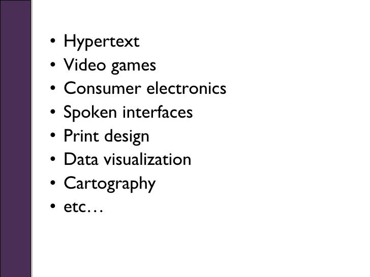 UPA2007 Designing Interfaces Jenifer Tidwell