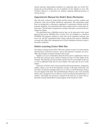 Grobs Basic Electronics 11th Mitchel E Schultz | PDF