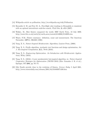 Flower Pollination Algorithm for Global Optimization | PDF