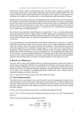 Feedforward Control System Design for Four-Wheeled Robot Motion | PDF