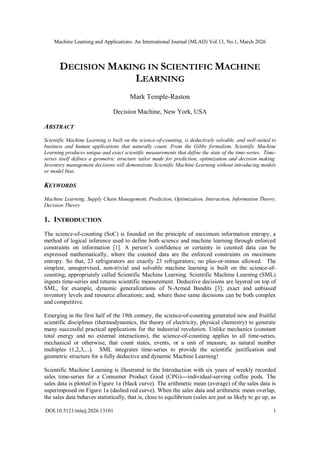Temple Raston Decision Making in Scientific Machine Learning | PDF
