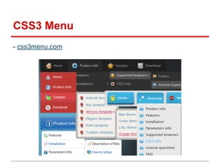 CSS3 Menu
- css3menu.com

 