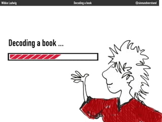 W
ibke Ladw
Wibke Ladwig ig
@
sinnundverstand

decoding a book – W ist Buch?
Decoding a book as

Decoding a book …

@sinnu...