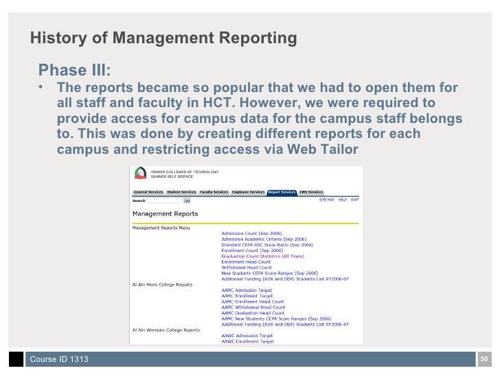 Oracle Discoverer Reports Via Bss