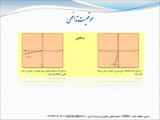 ‌‫ی‬ ‫مىقعیت‌تذا فع‬




haghighat@imi.ir    EMBA
 