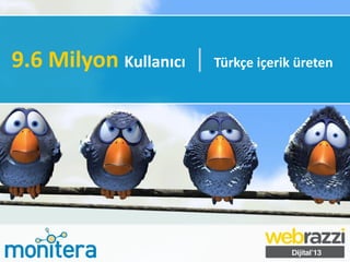 9.6 Milyon Kullanıcı | Türkçe içerik üreten
 