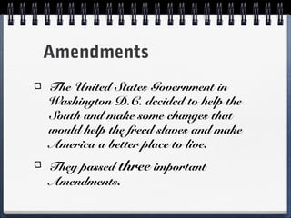 Amendments 13 14 15