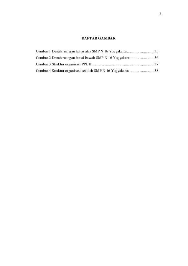 Contoh Laporan Ppl 2