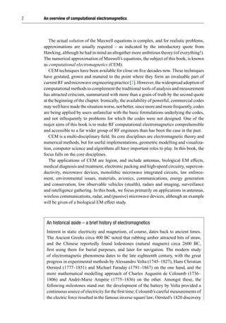 Computational Electromagnetics For Rf And Microwave Engineering 2nd Ed ...