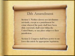 13, 14 and 15 amendments | PPTX
