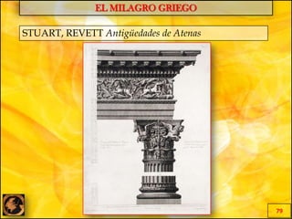 EL MILAGRO GRIEGO
79
STUART, REVETT Antigüedades de Atenas
 