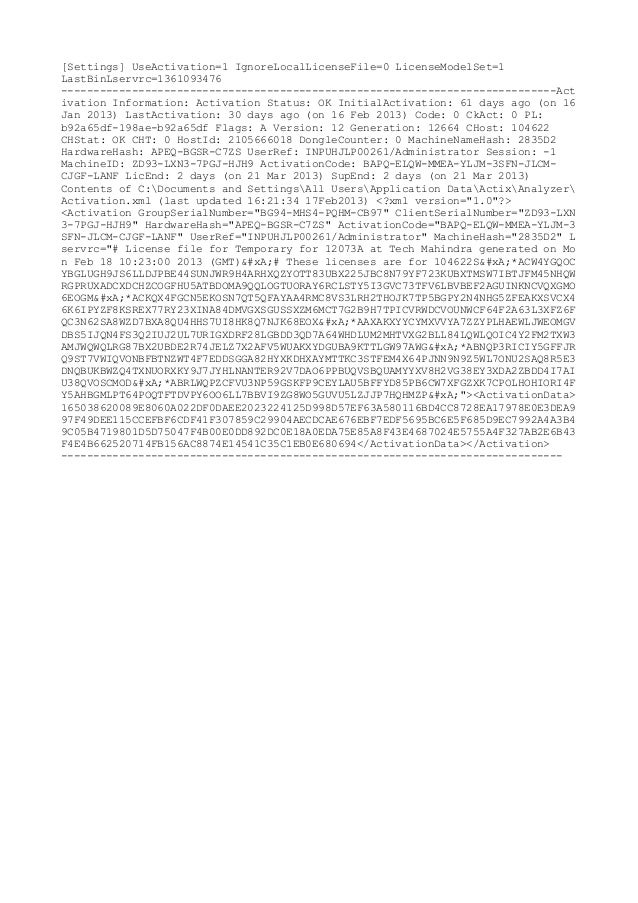 actix analyzer lservrc actix analyzer lservrc