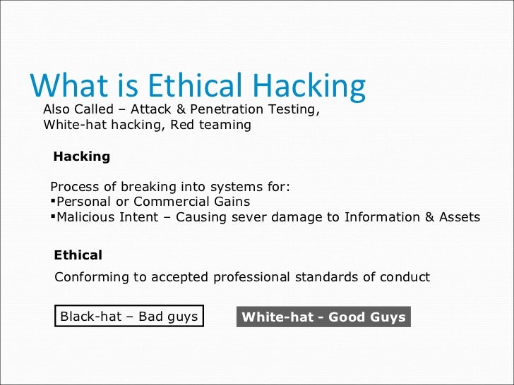 what is ethical hacking