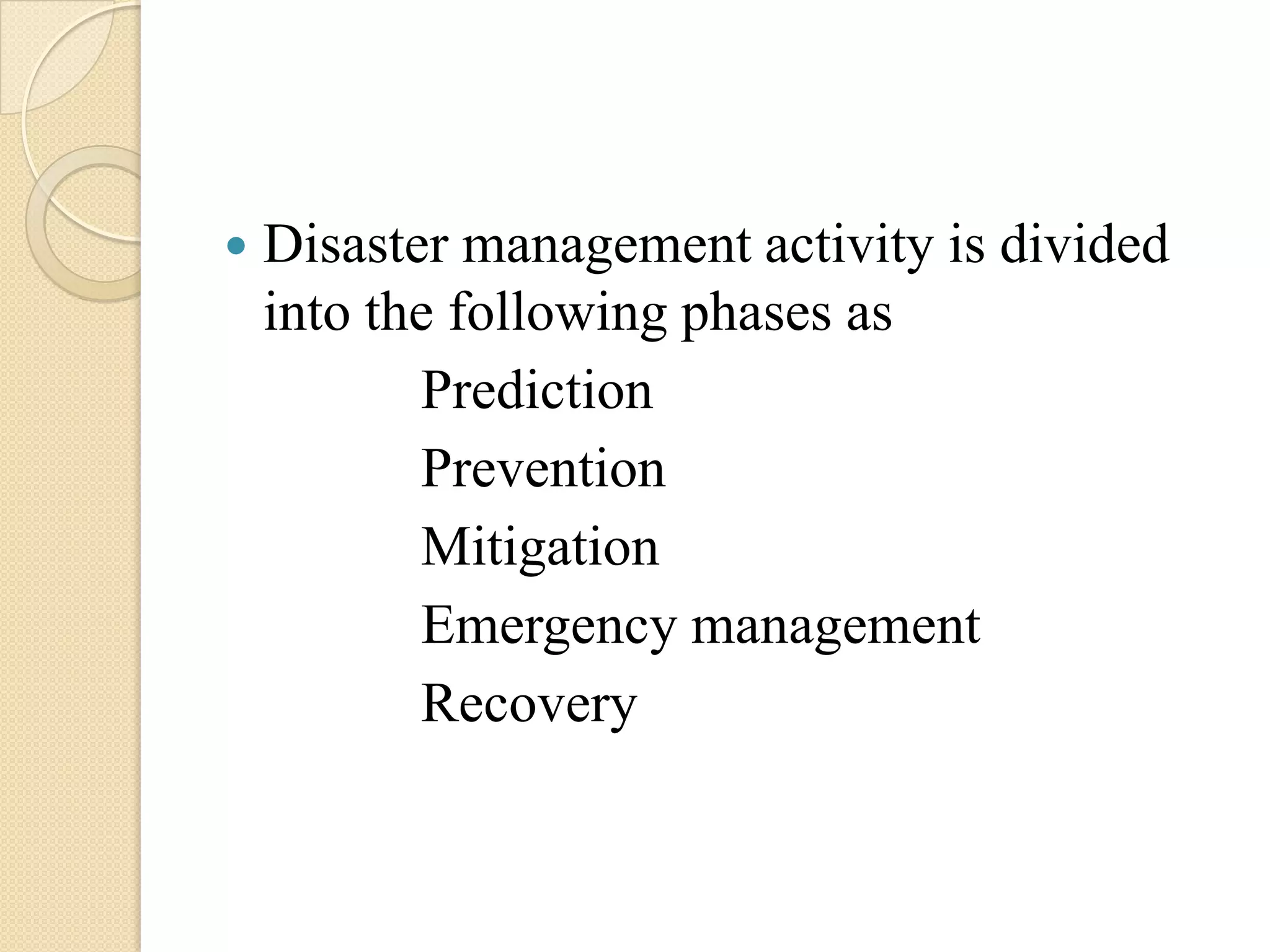 GIS IN DISASTER MANAGEMENT | PPTX