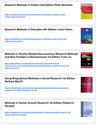 Methods in comparative effectiveness research 1st Edition Gatsonis | PDF