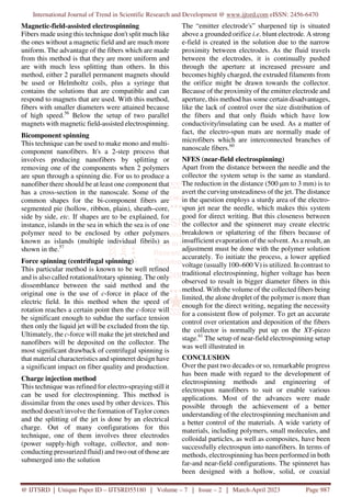 Electrospinning of Nanofibers and their Applications | PDF