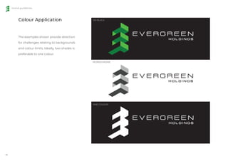 Brand Guidelines Book - Evergreen Holdings | PDF
