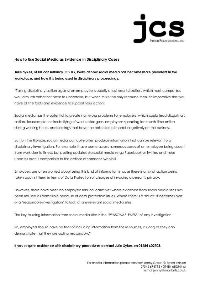 How to Use Social Media as Evidence in Disciplinary Cases