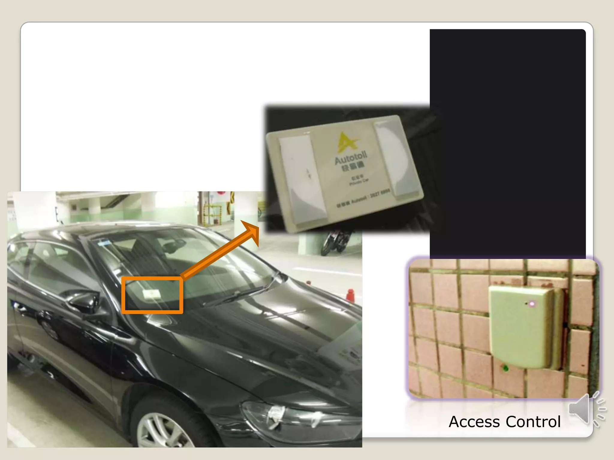 Applications
Autotoll (Electronic toll collection)
Access Control
 
