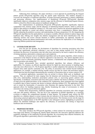 Extraction of association rules in a diabetic dataset using parallel FP ...
