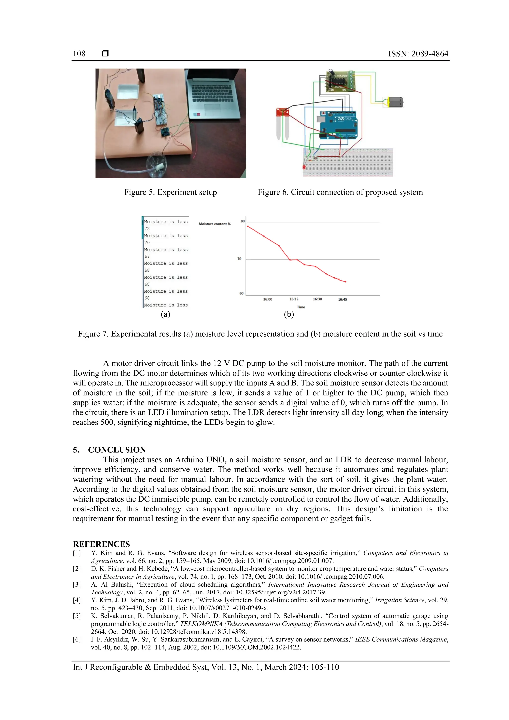 Design of Arduino UNO based smart irrigation system for real time ...