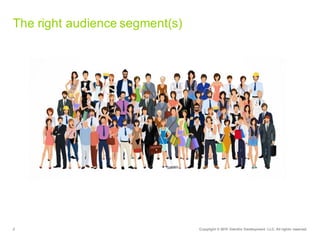 2 Copyright  ©  2015   Deloitte  Development   LLC.  All  rights  reserved.
The  right  audience  segment(s)
 