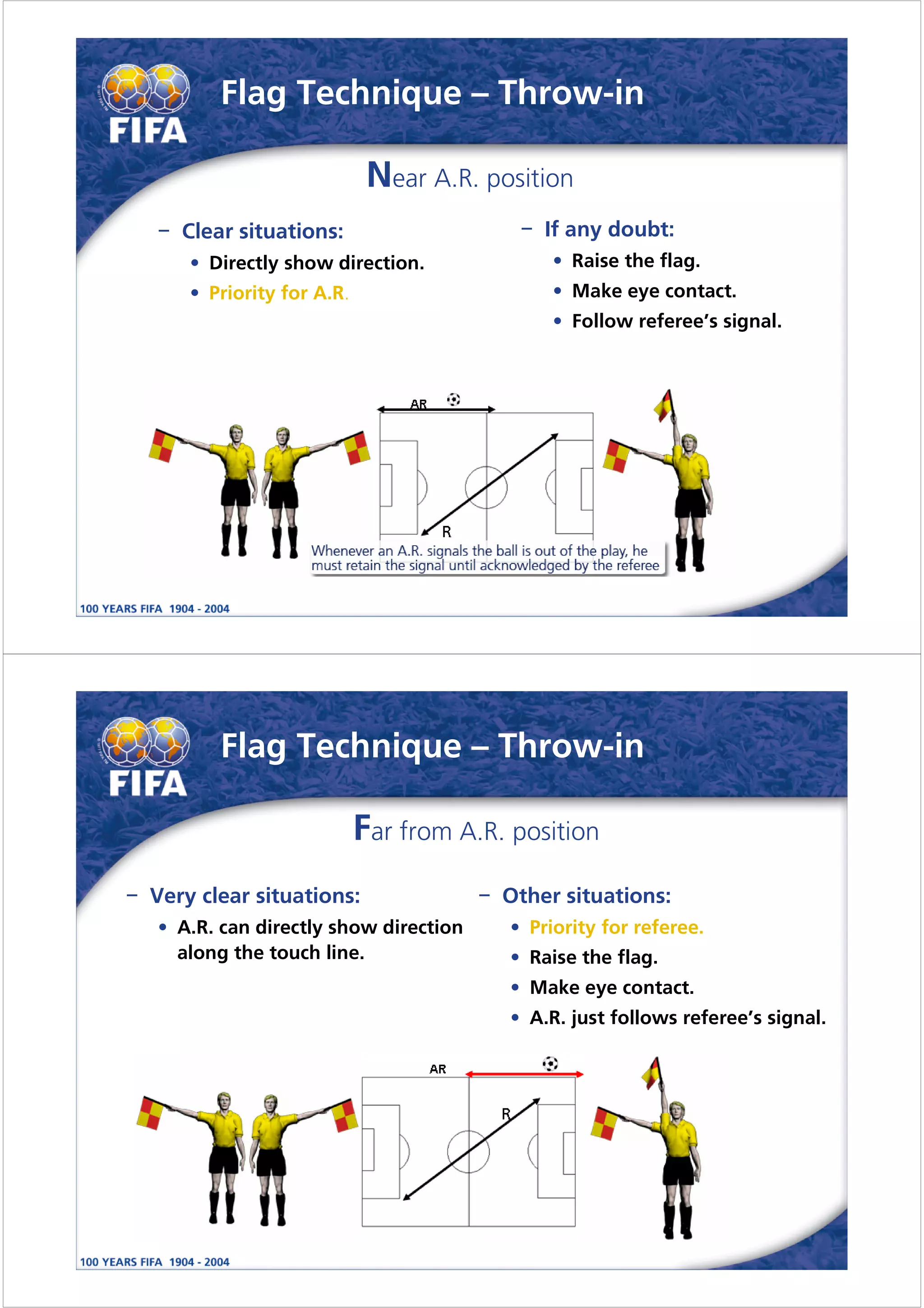 Guidelines for Assistant Referees