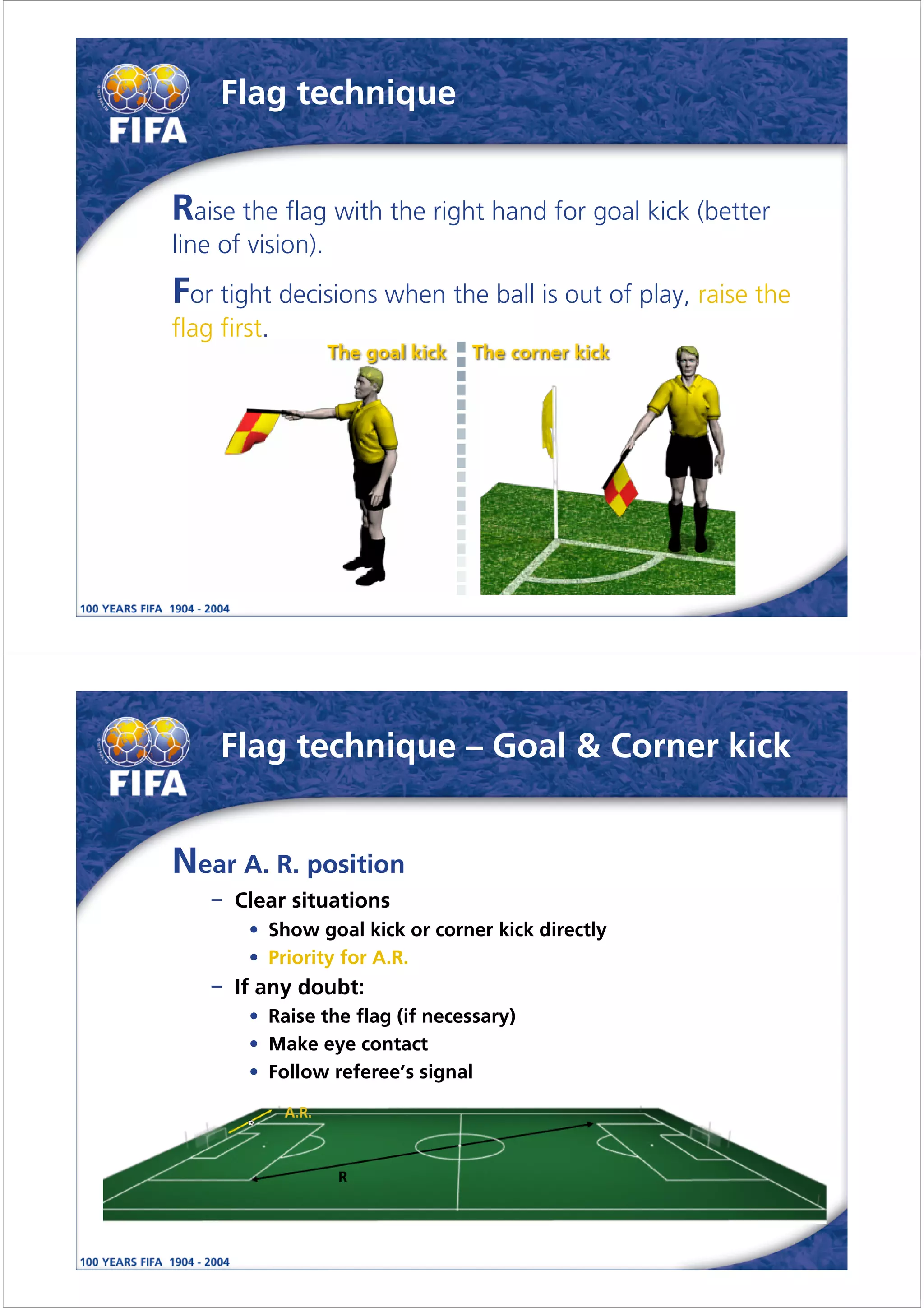 Guidelines for Assistant Referees