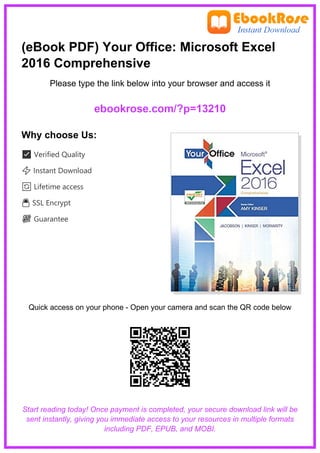 Comprehensive Guide to Microsoft Excel 2016 Features and Functions | PDF