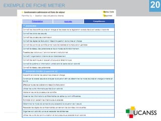 EXEMPLE DE FICHE METIER 20
 