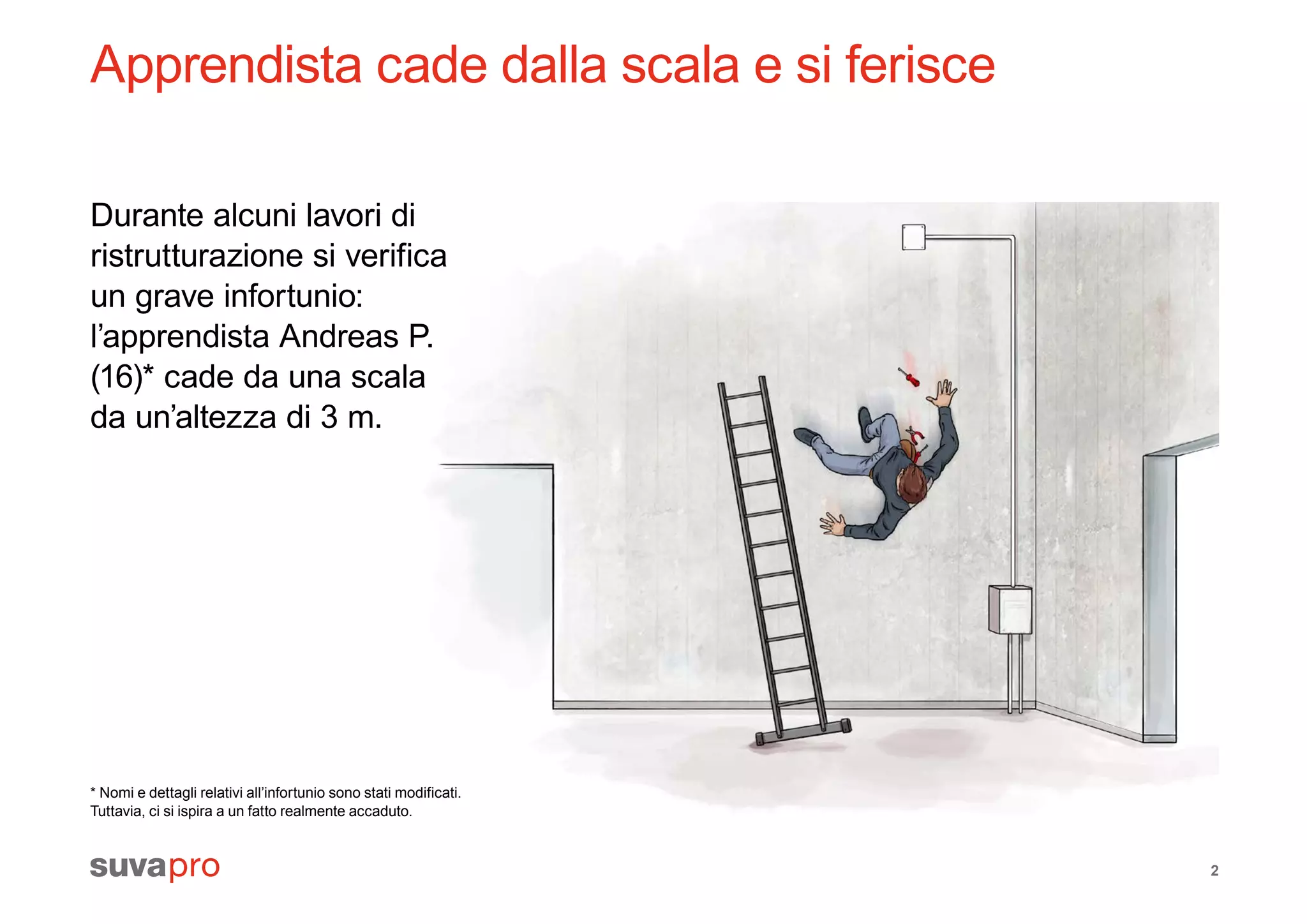132 2016 esempi infortuni suva- caduta dalla scala | PDF