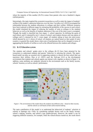 A Review of Agent-Based Simulation for University Students Admission | PDF