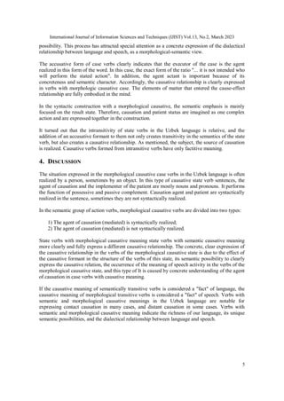 LEXICAL-SEMANTIC MEANINGS AND STYLISTIC FEATURES OF CAUSATIVE VERBS IN ...