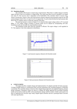Development of Digital Controller for DC-DC Buck Converter | PDF