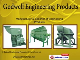 Manufacturer & Exporter of Engineering  Products 