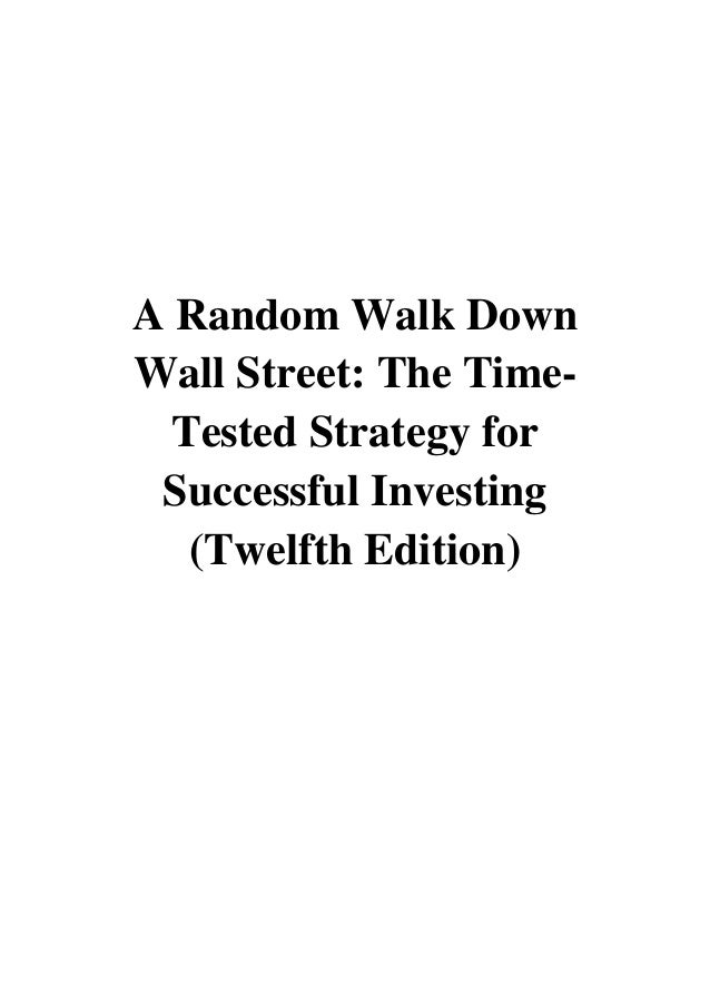 A Random Walk Down Wall Street blogger.com - Free Download a random walk down wall street pdf download