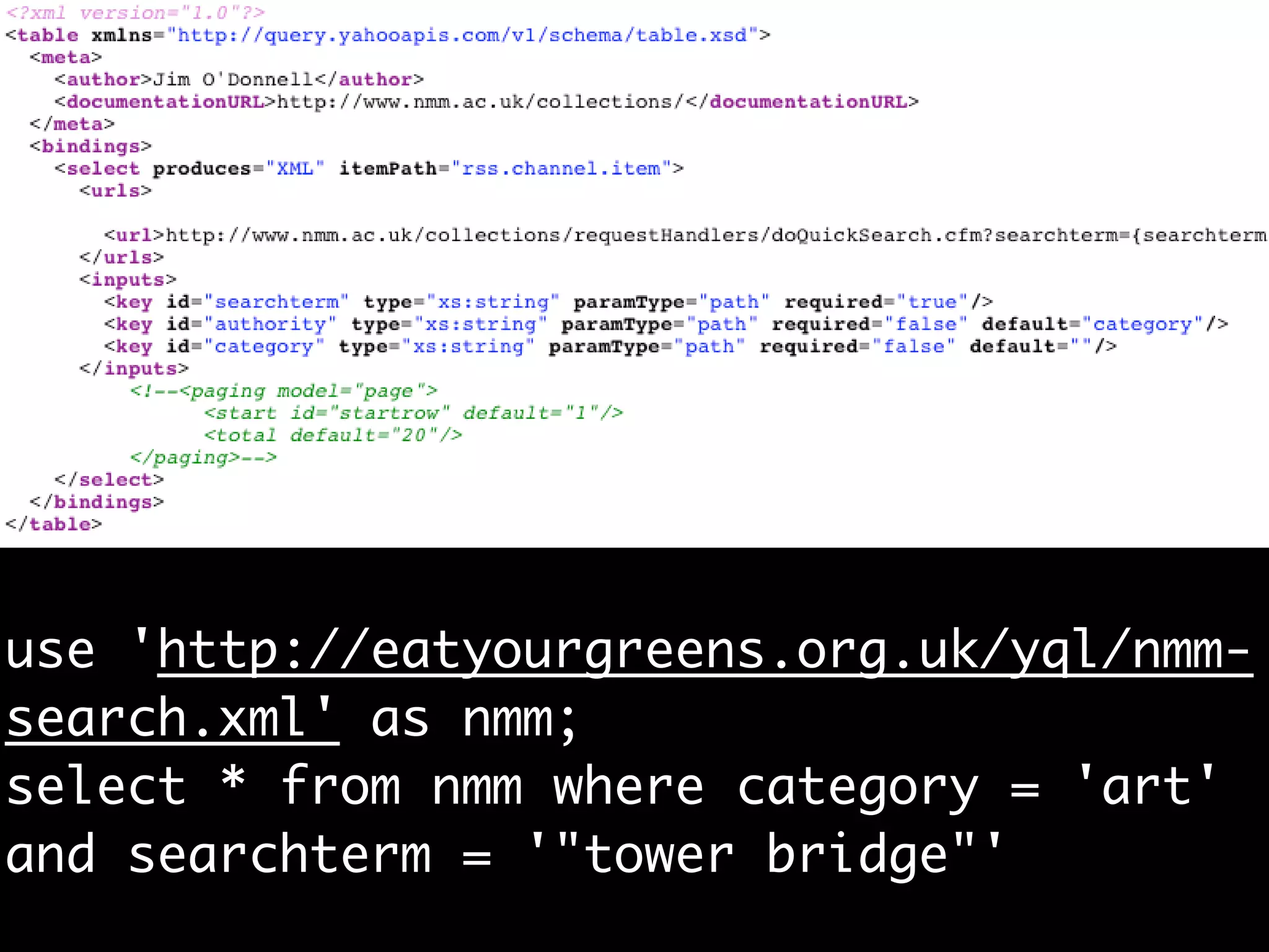 Things to use, find and share