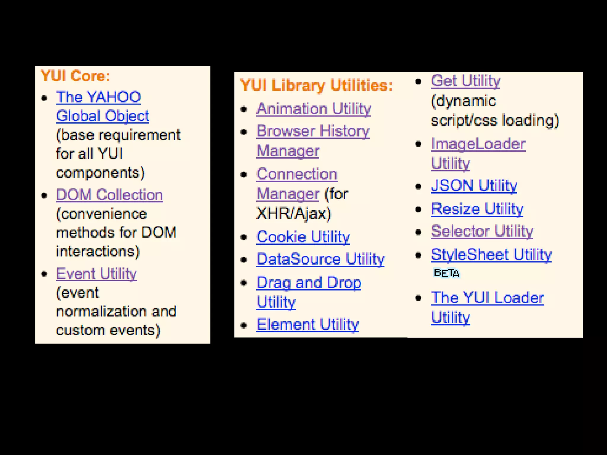 Things to use, find and share