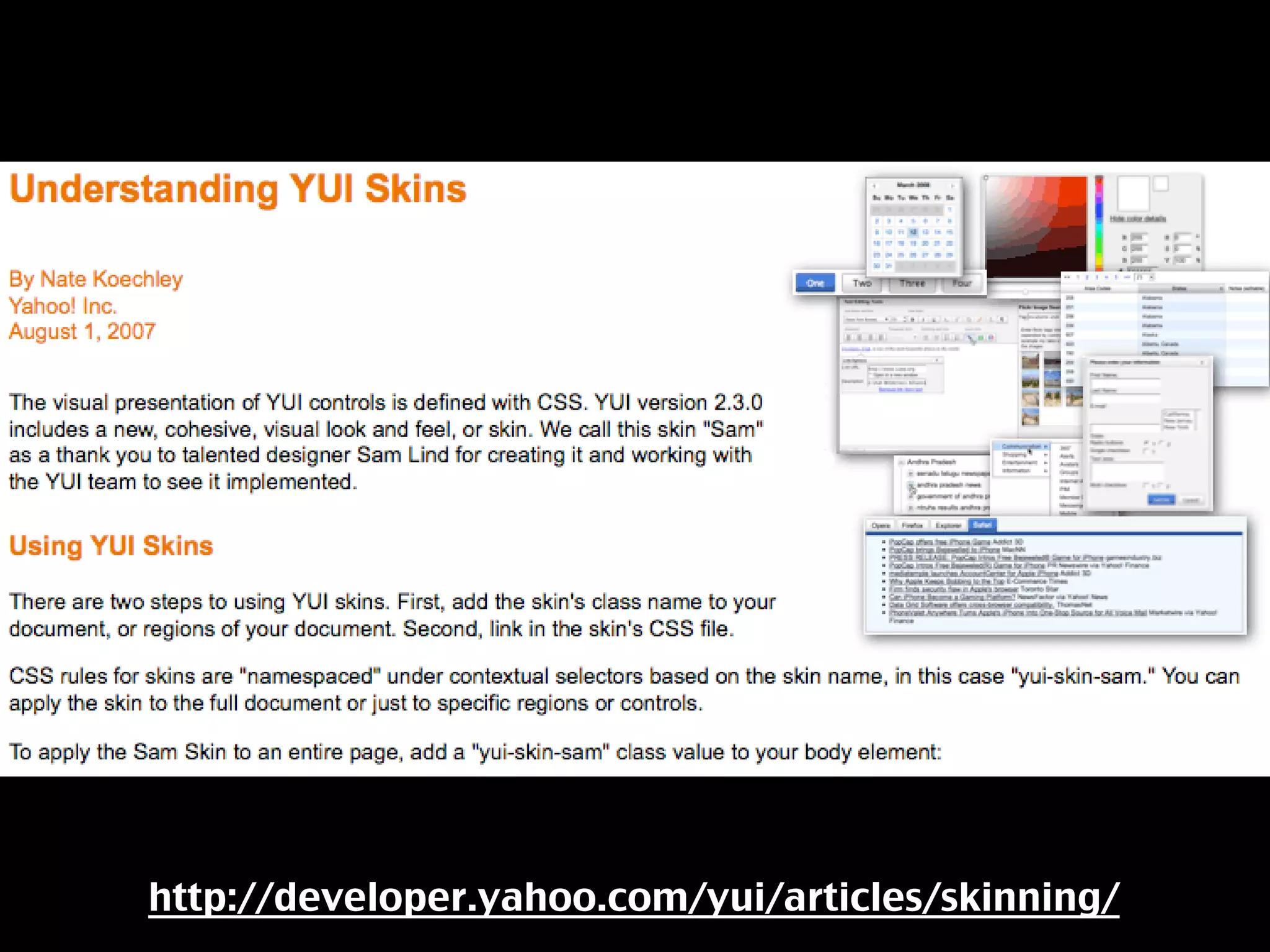 Things to use, find and share