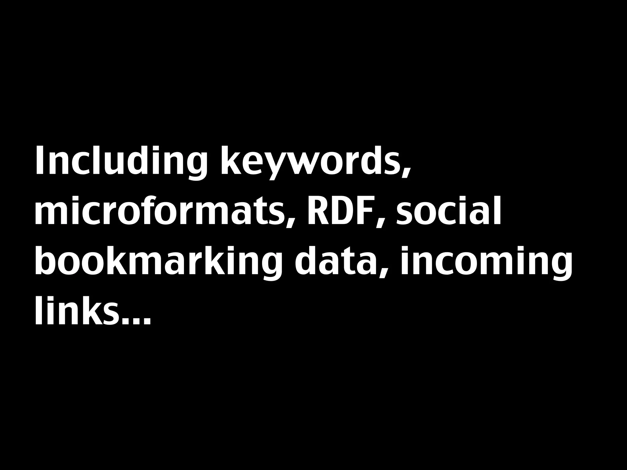 Things to use, find and share