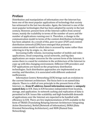 Information Centric Networks ICN Architecture Current Trends Dutta ...