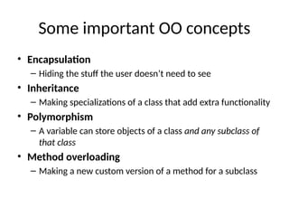Advanced Object Oriented Programming data driven programming | PPT